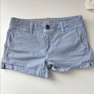 American Eagle Outfitters Blue Jean Shorts Distressed Cut-Off